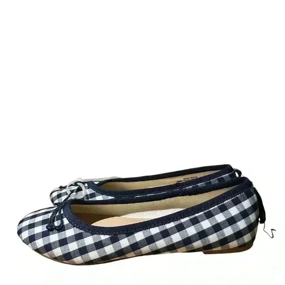 J Crew Crew Cuts Kids Gingham Shoes size 1